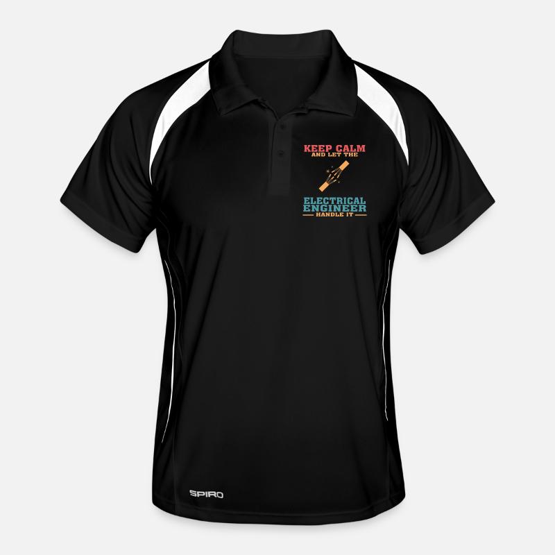 Funny Electrical Engineering Quote for Electrical Men's Polo breathable