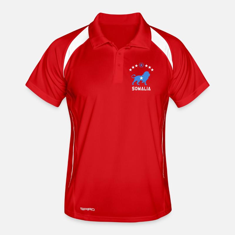 Somalia Lion Design Men's Polo breathable
