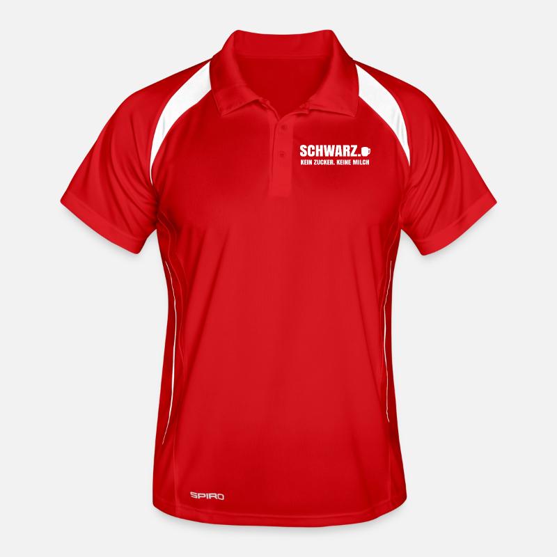 Kaffee Trinken Kaffeetasse Kaffeetrinker Statement Männer Polo atmungsaktiv