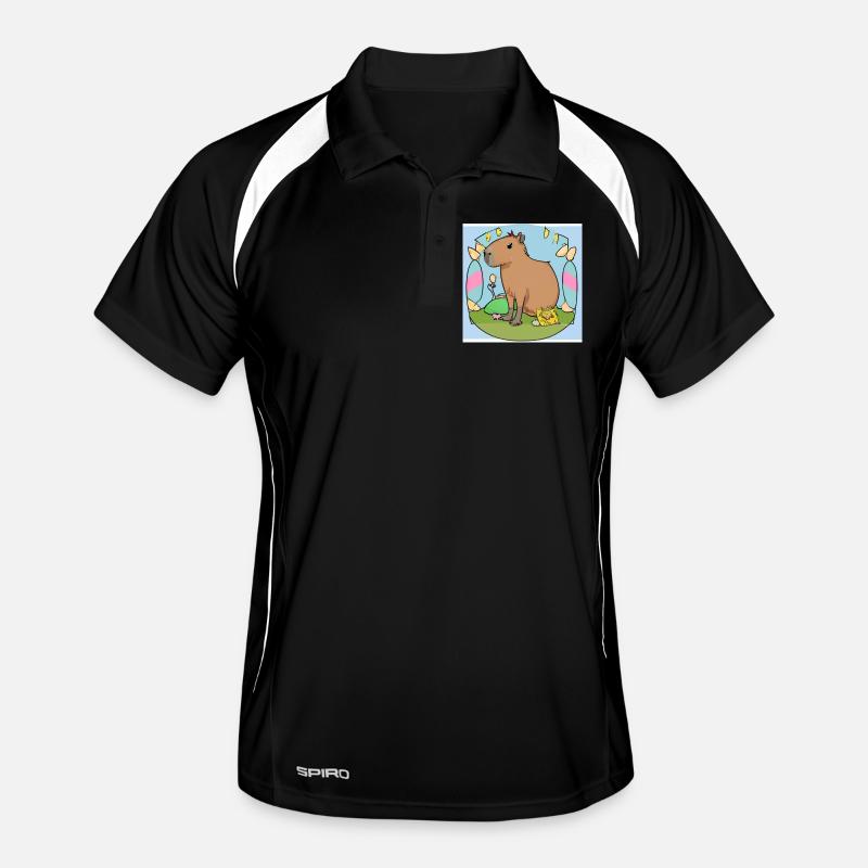 Capybara de Pâques Polo respirant Homme