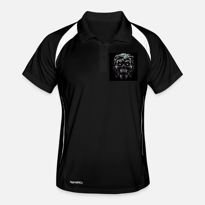 Skull and Snakes 3D Men's Polo breathable