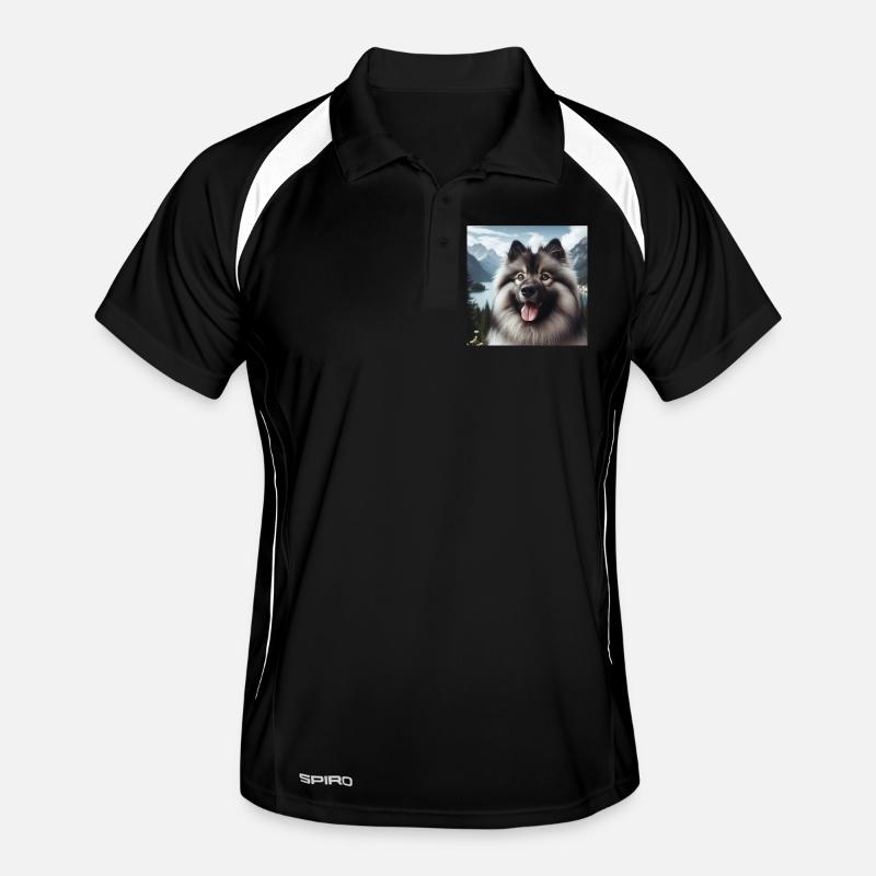Joyeux Wolfspitz Polo respirant Homme