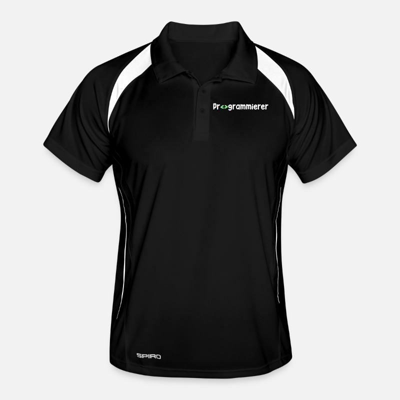Programmer, Geek, Scripting, Code, Nerd Men's Polo breathable
