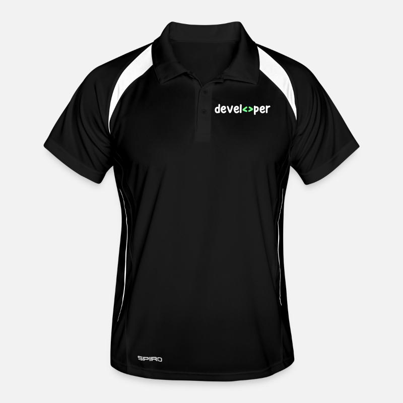 Developer Code Scripting Debug Informatik Geek Men's Polo breathable