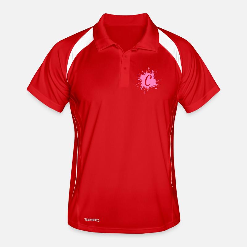Letter C - initial letter C Men's Polo breathable