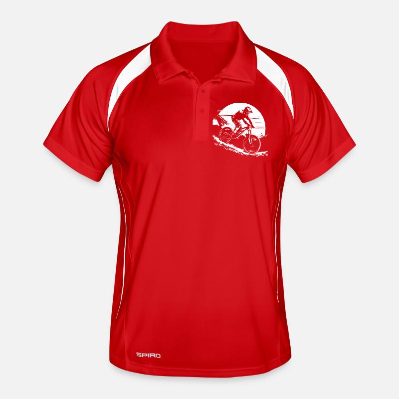 Graphismes de VTT Polo respirant Homme