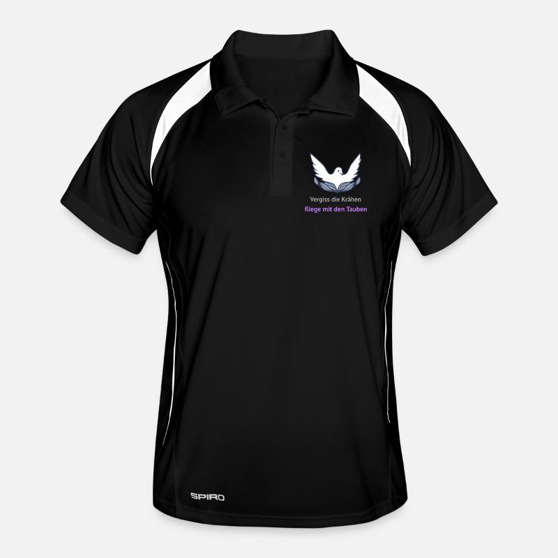 Forget the crows, fly with the pigeons Men's Polo breathable