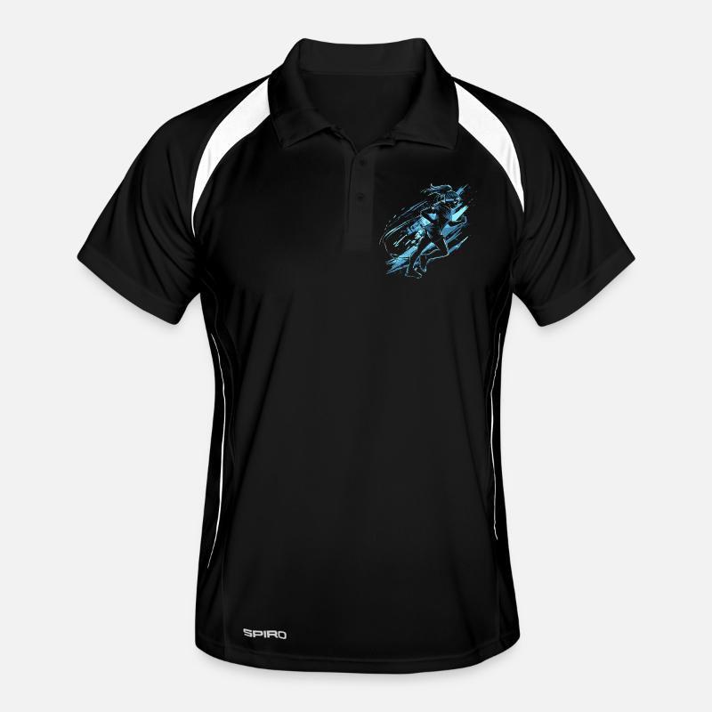 Graphique du coureur Polo respirant Homme