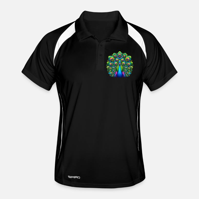 Peacock Men's Polo breathable
