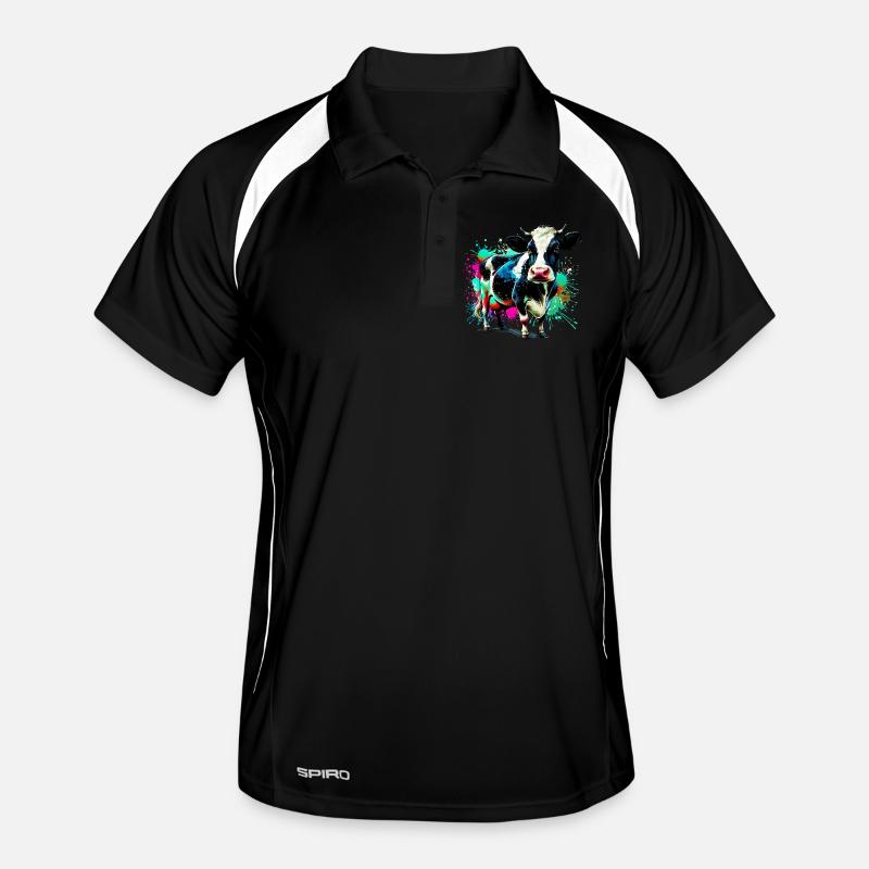 Kuh Männer Polo atmungsaktiv