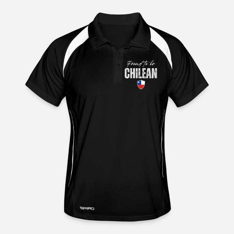 Fière chilienne, j’adore le Chili Polo respirant Homme