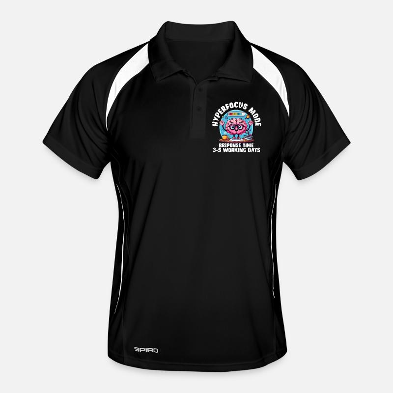 Hyperfocus Loading – Funny Neurodivergent T-Shirt Men's Polo breathable