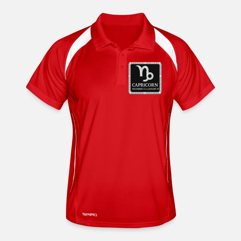 Sternzeichen Steinbock Männer Polo atmungsaktiv