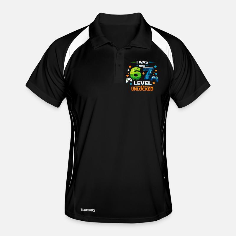 J’avais 6 Maintenant niveau 7 - 67 six sept Polo respirant Homme