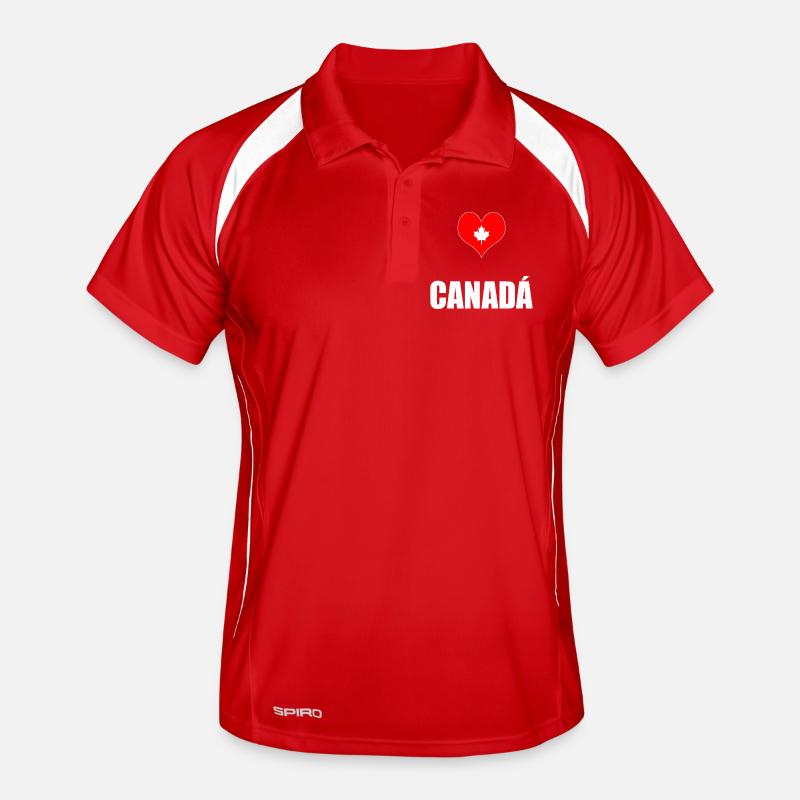 Kanada Männer Polo atmungsaktiv