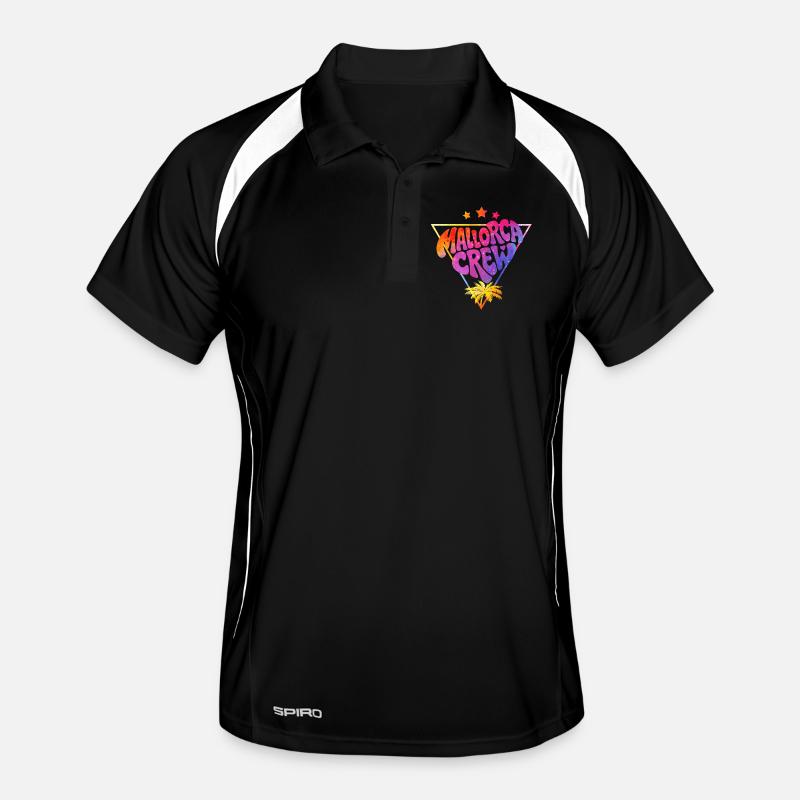 Mallorca Crew Neon Gradient Männer Polo atmungsaktiv