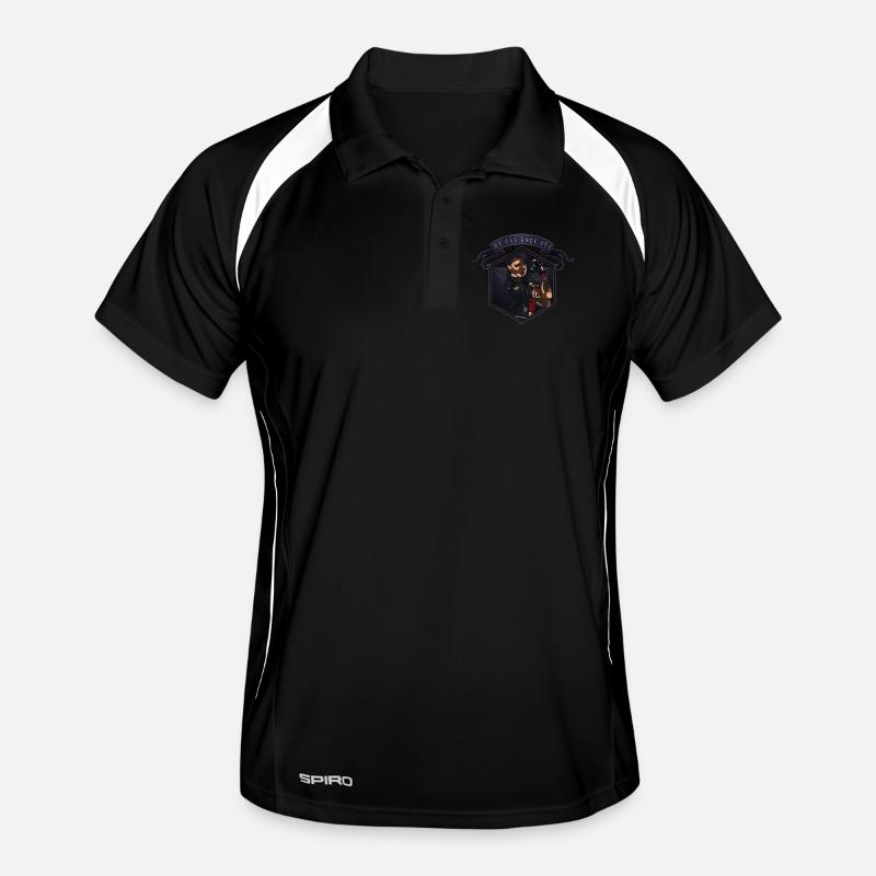 We can roll it! Vitiligo Men's Polo breathable