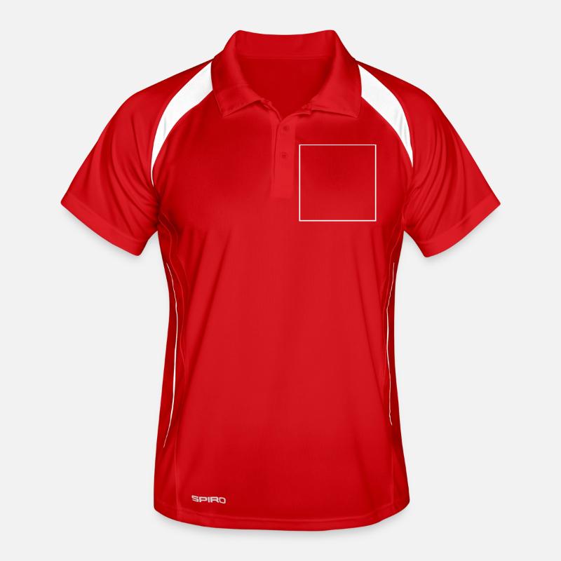 Square Empty Men's Polo breathable