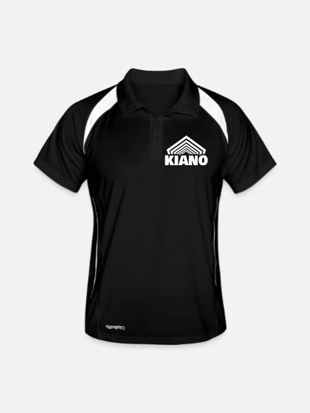 Gift for Kiano - Men's Polo breathable - black/white