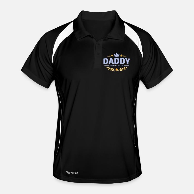 Daddy Since 2016 – Proud Dad Design Men's Polo breathable