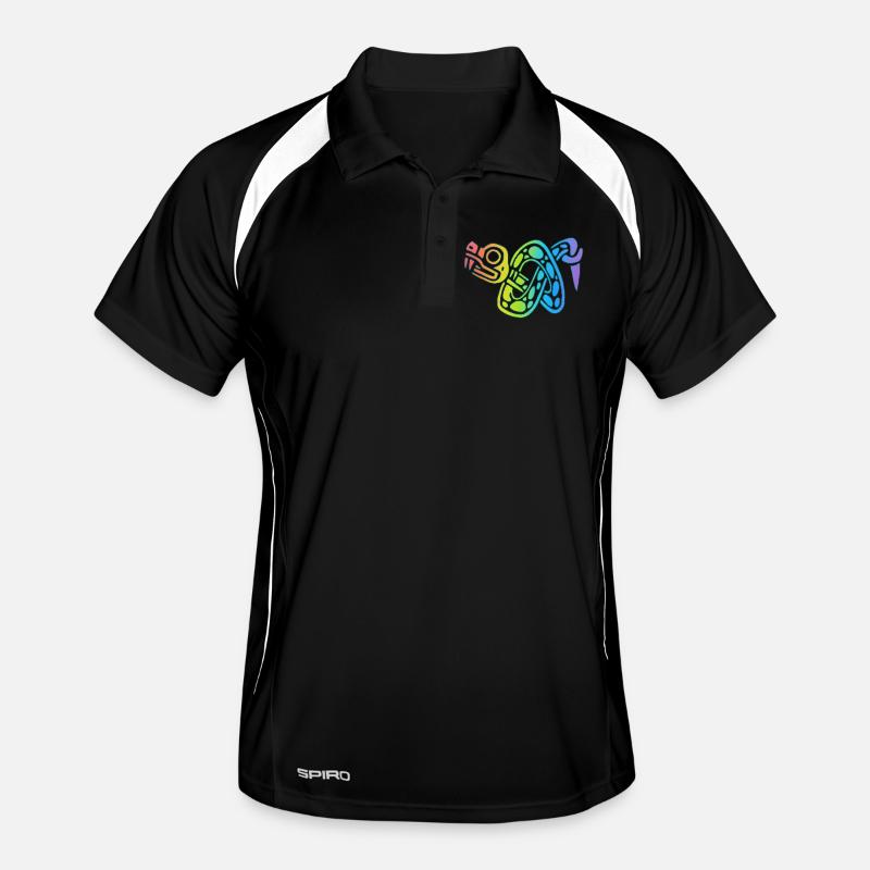 Noeud de serpent multicolore Polo respirant Homme