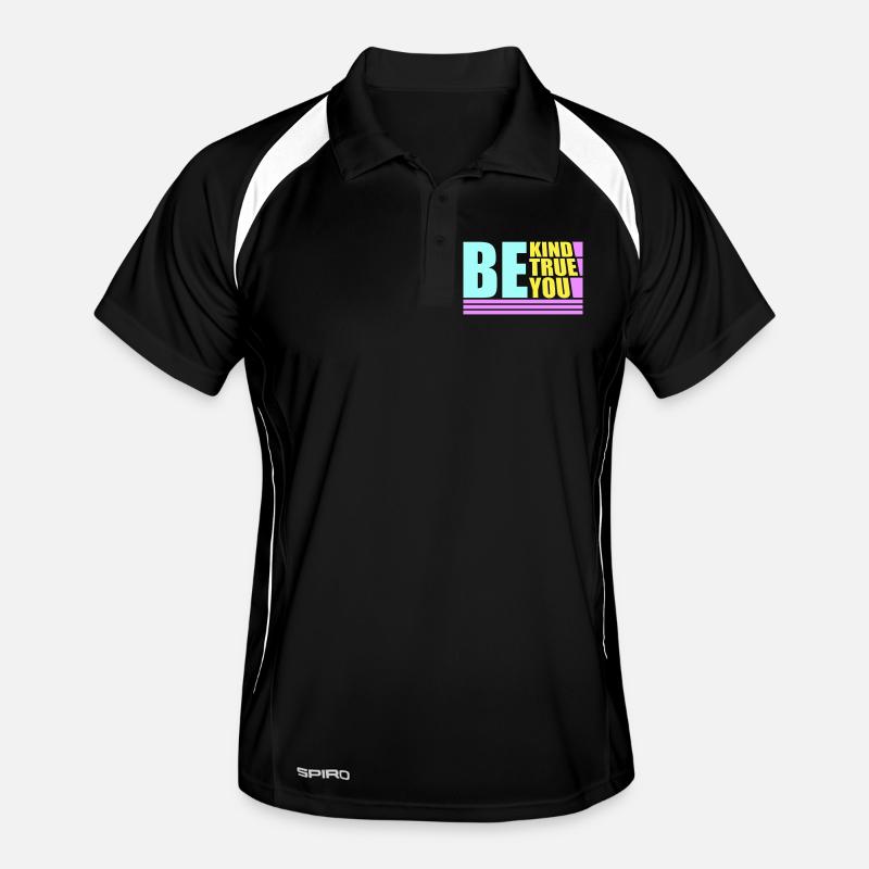 Be Kind Be True Be You Inspirational Self-Love Men's Polo breathable