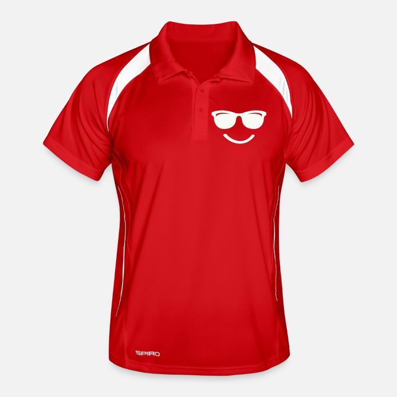 Smileface Men's Polo breathable
