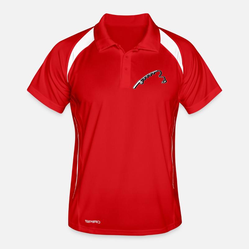 Pêche à la canne à pêche Polo respirant Homme