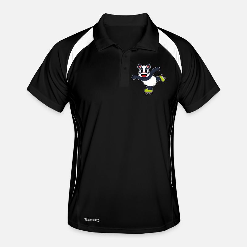 Panda Inline skating roller skates Men's Polo breathable