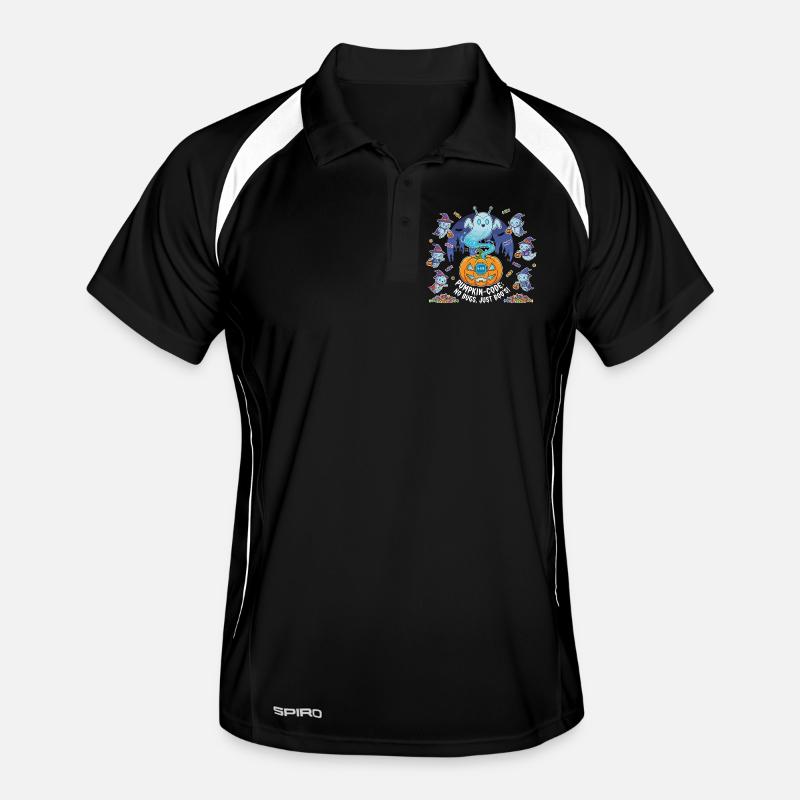 Code citrouille : pas d'insectes, juste des huées ! Polo respirant Homme