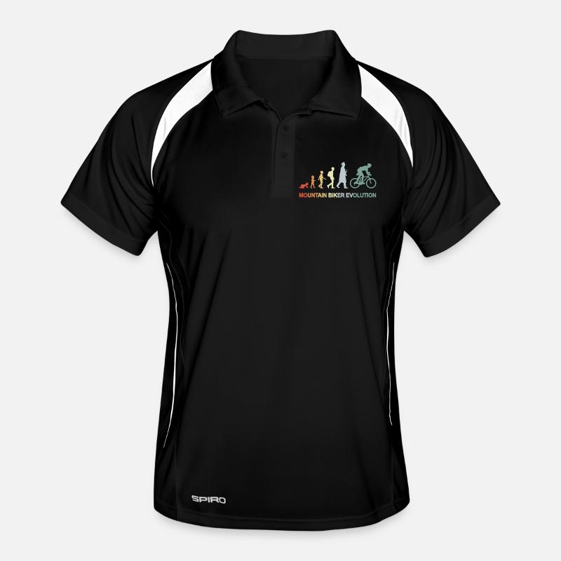 Mountainbiker Evolution Männer Polo atmungsaktiv