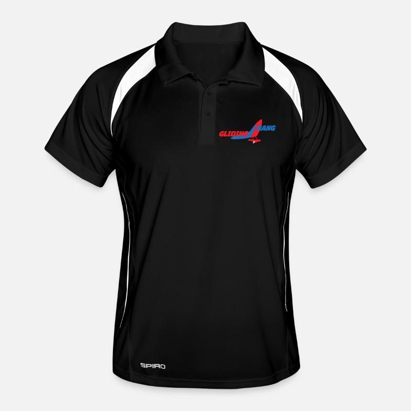 Logo Hanggliding Farbsplash Männer Polo atmungsaktiv