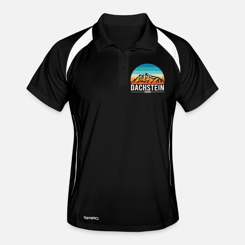 Dachstein Ramsau Austria Retro Sunset Men's Polo breathable