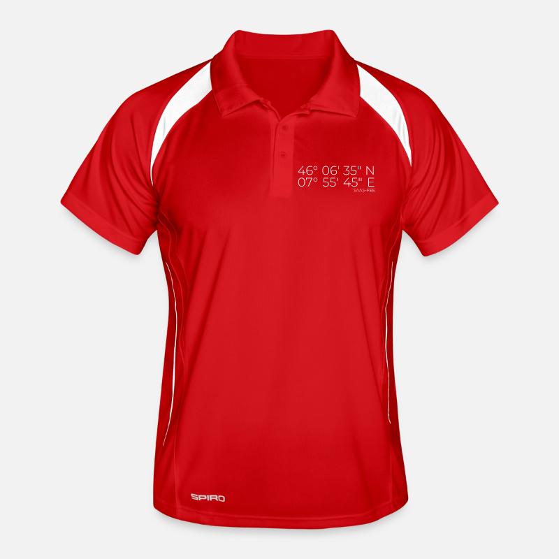 Coordonnées Saas-Fee Polo respirant Homme