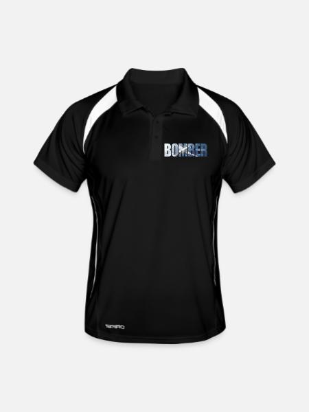 Blouson aviateur Tu-160 - Polo respirant Homme - noir/blanc - Devant
