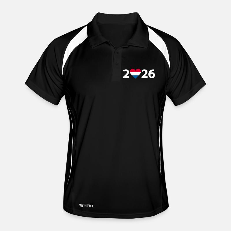J’aime Pays-Bas 2026, Pays-Bas 2026 Polo respirant Homme