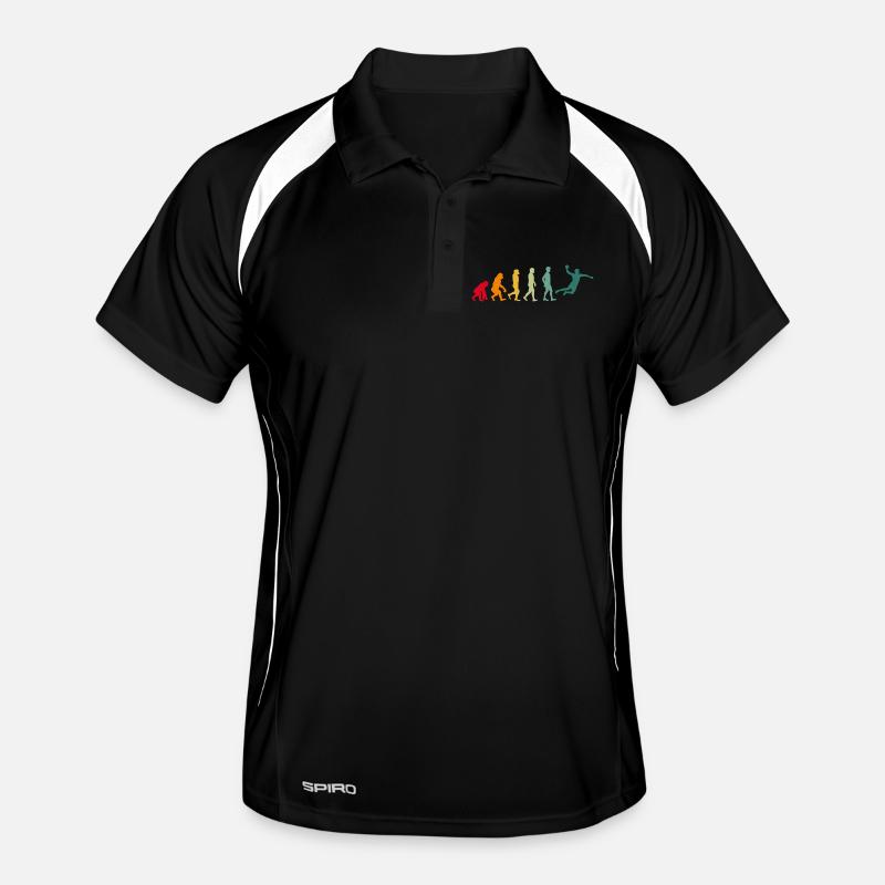 Handball évolution développement joueurs de handball rétro Polo respirant Homme