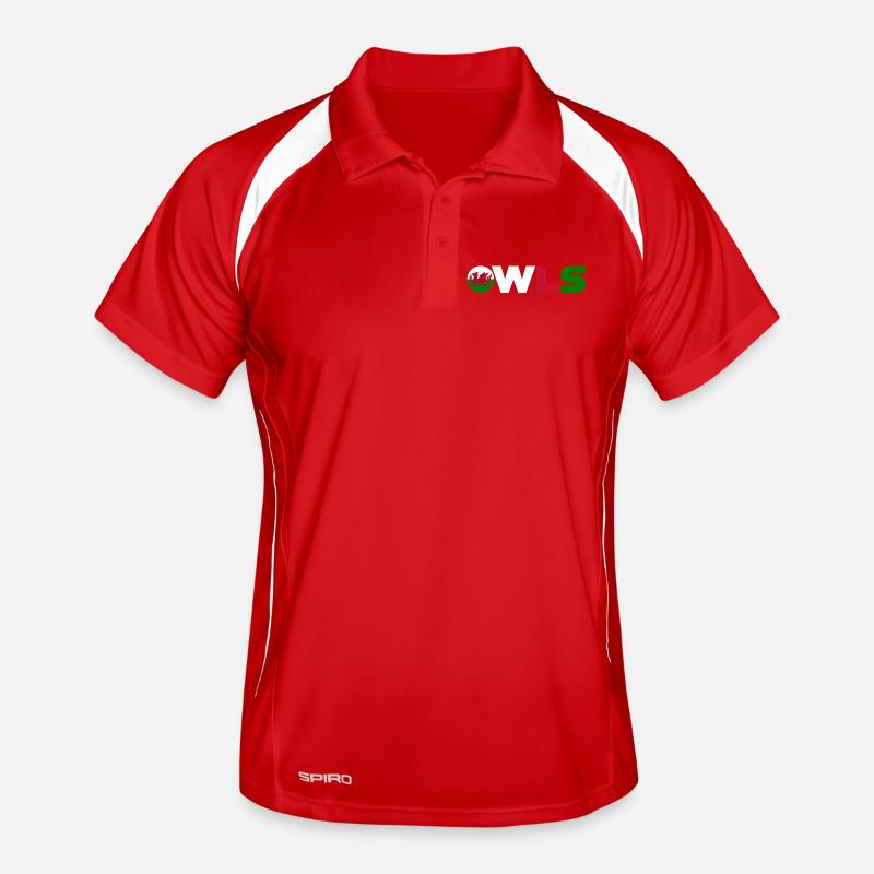 Pays de Galles Polo respirant Homme