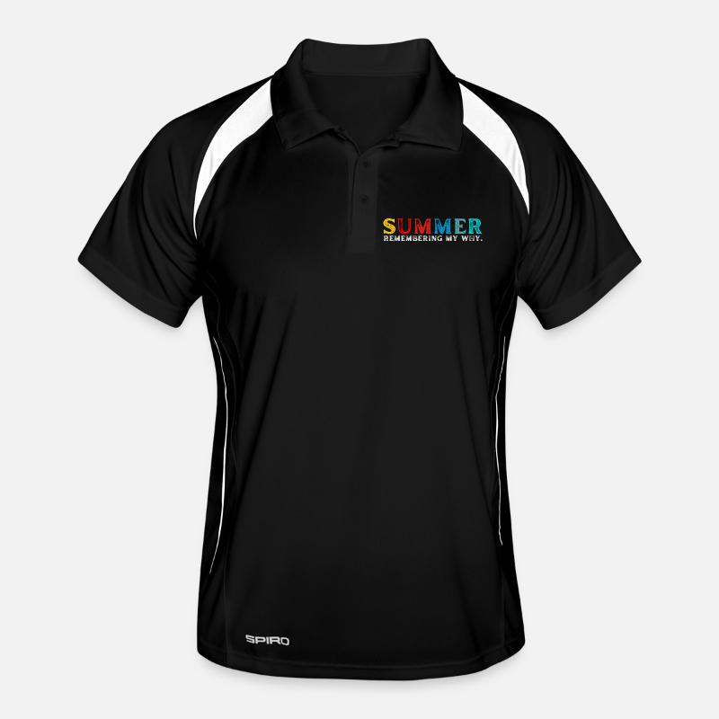 Funny Summer Break Quote Remembering My Why Men's Polo breathable