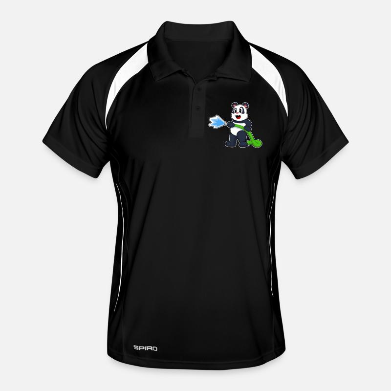 Panda Firefighter Fire Hose Fire Hose Fire Brigade Men's Polo breathable