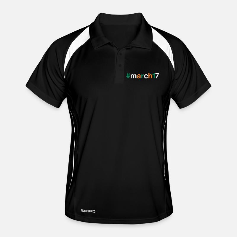 March 17 St Patricks day Männer Polo atmungsaktiv