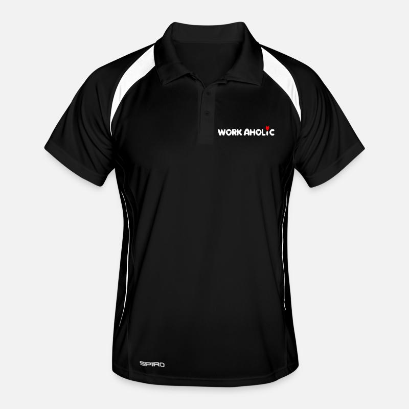 worker workaholic work Men's Polo breathable