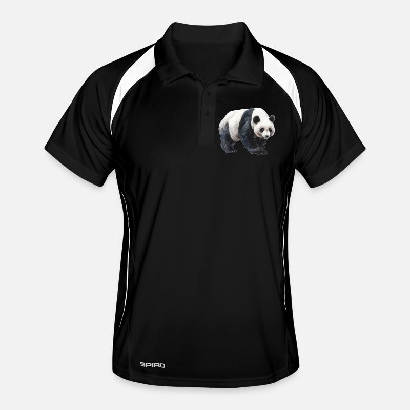 Panda Männer Polo atmungsaktiv