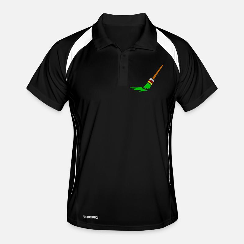 Urban Graffiti Pinsel Design Männer Polo atmungsaktiv