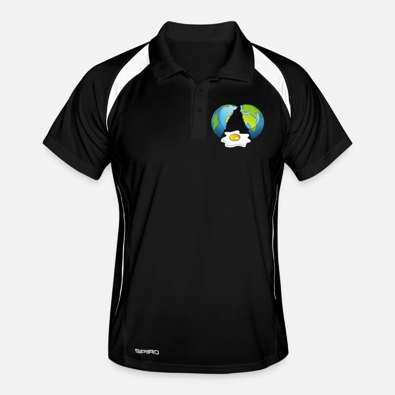 Planet Erde ist ein Ei Männer Polo atmungsaktiv