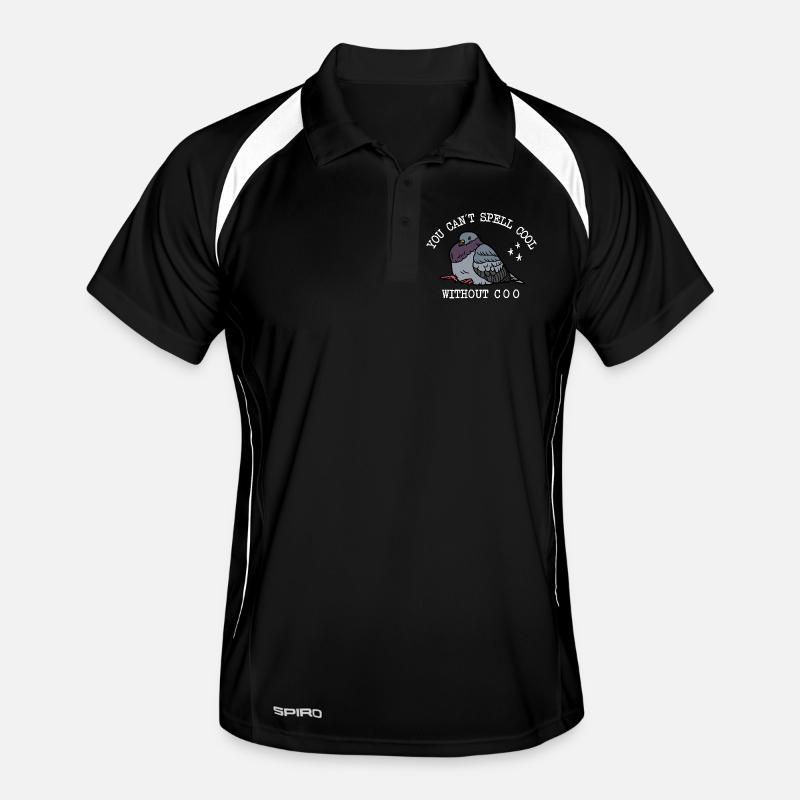 Taube Can’t Spell Cool Männer Polo atmungsaktiv
