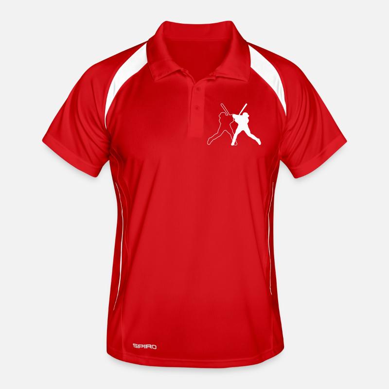Logo du ballon de baseball Polo respirant Homme