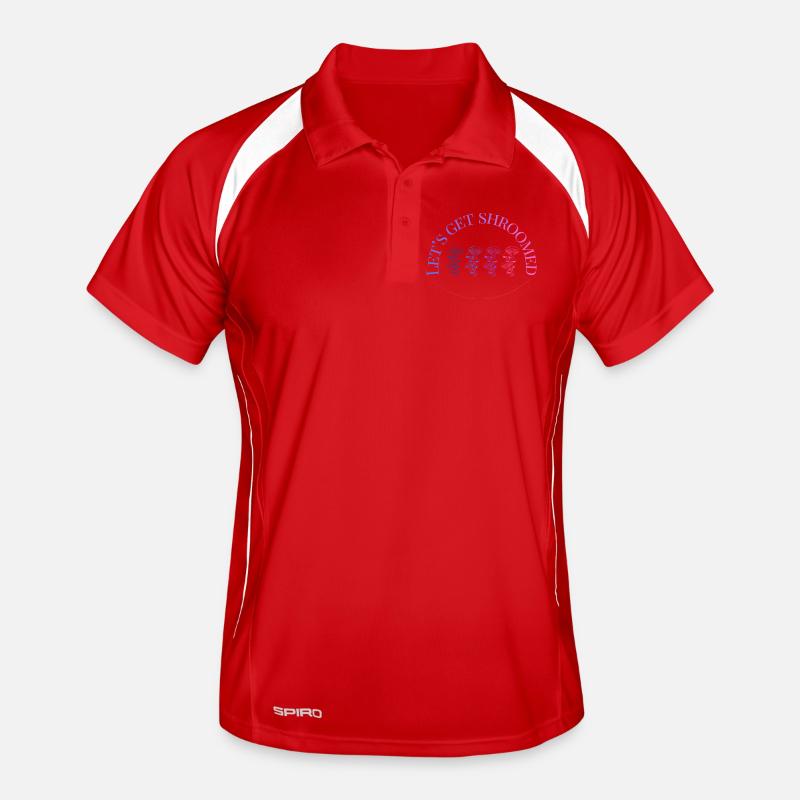 Mushroom Gradient Hymne Männer Polo atmungsaktiv