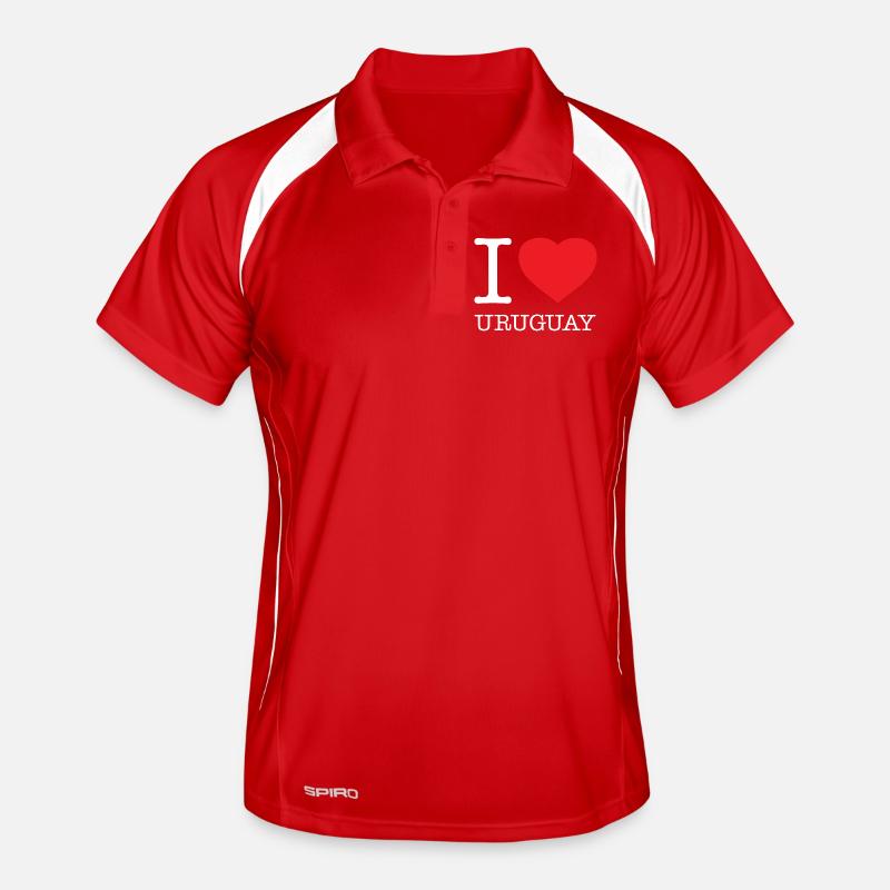 J’AIME L’URUGUAY Polo respirant Homme