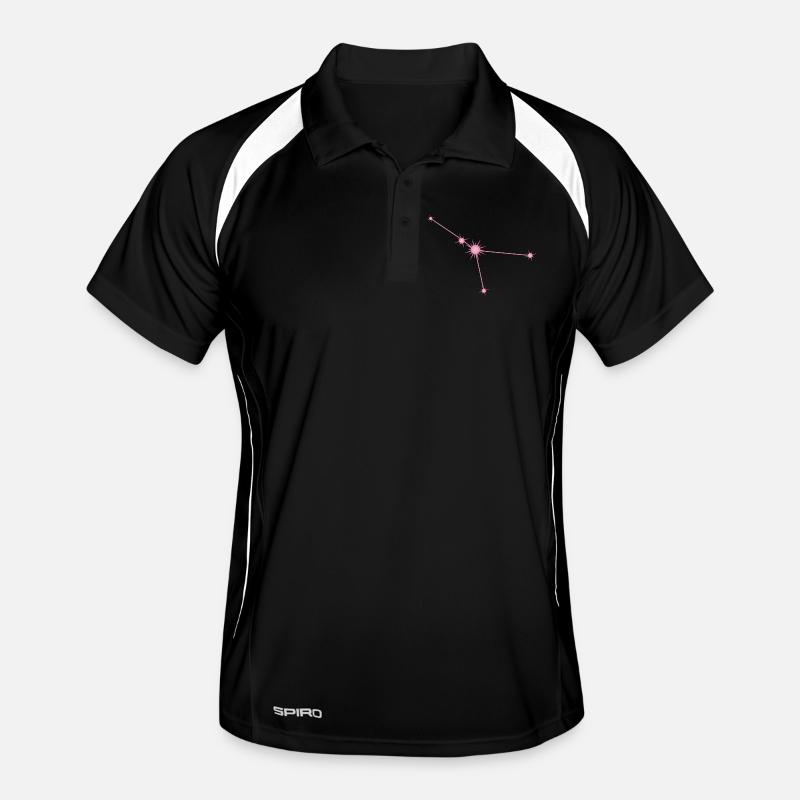 Krebsstern Sternbild Sternzeichen Pastellrosa Männer Polo atmungsaktiv
